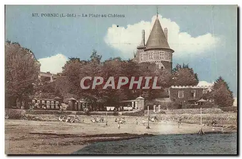 Cartes postales Pornic La Plage au Chateau