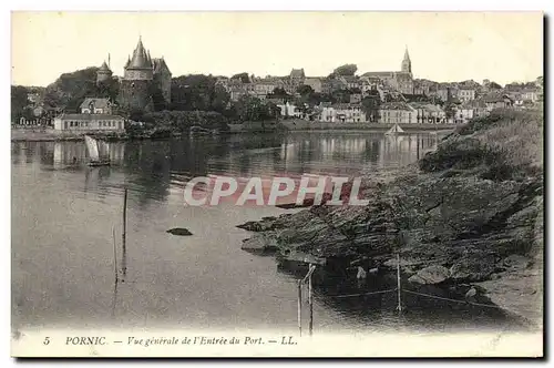 Cartes postales Pornic Vue Generale de l Entree du Port