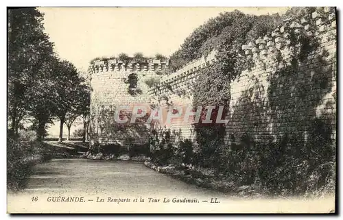 Cartes postales Guerande Les Remparts et la Tour La Gaudinais