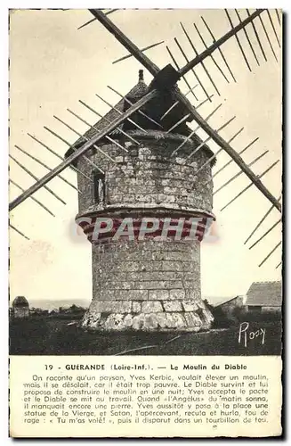 Cartes postales Guerande Le Moulin du Diable