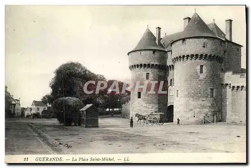 Cartes postales Guerande La Place Saint Michel