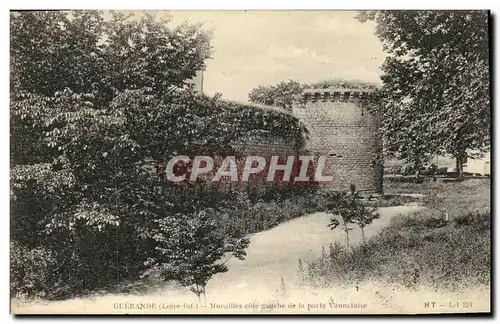 Ansichtskarte AK Guerande Murailles cote gauche de la porte Vannetaise