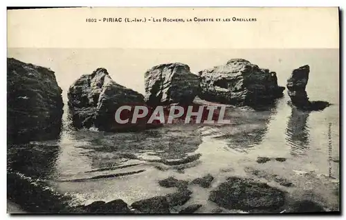 Cartes postales Piriac Les Rochers La Couette et les oreillers