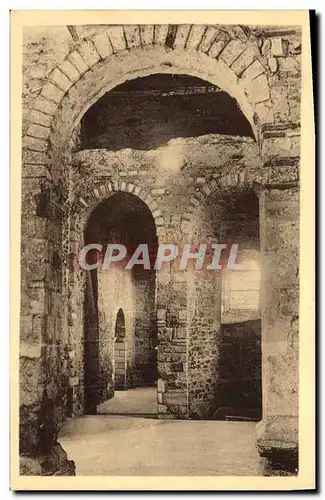 Ansichtskarte AK St Philbert de Grand Lieu Eglise abbatiale carolingienne Amorce du deambulatoire cote sud