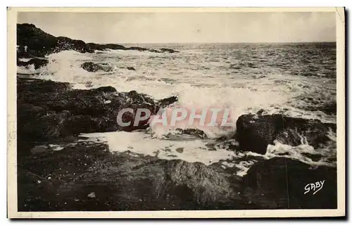 Cartes postales Tharon Plage Effet de vagues