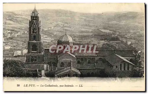 Ansichtskarte AK Le Puy La Cathedrale Vue laterale