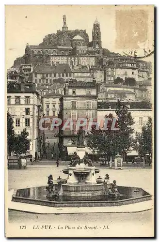 Cartes postales Le Puy La Place du Breuil