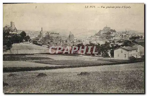 Ansichtskarte AK Le Puy Vue generale Prise d Espaly