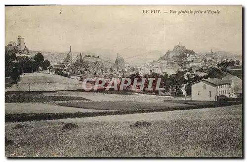 Cartes postales Le Puy Vue generale Prise d Espaly