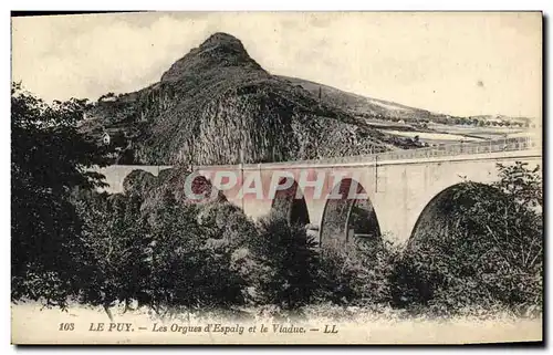 Cartes postales Le Puy Les Orgues d Espaly et le viaduc