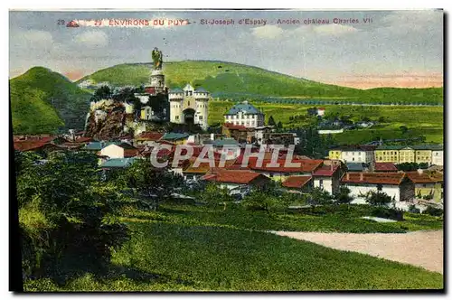 Ansichtskarte AK Environs du Puy St Joseph d Espaly Ancien chateau Charles VII