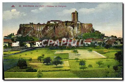 Cartes postales Environs du Puy Chateau de Polignac