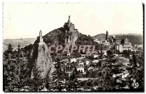 Moderne Karte Le Puy Vue generale