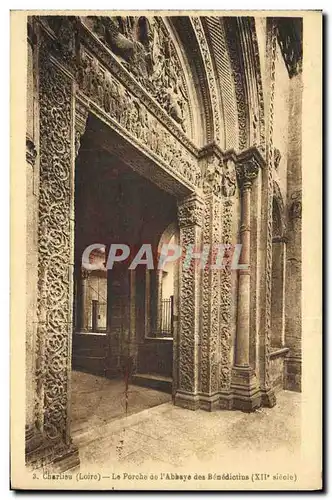 Ansichtskarte AK Charliau Le Porche de L Abbaye des Benedictins