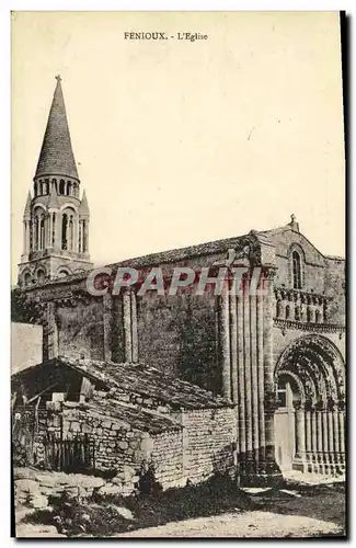 Cartes postales Fenioux L Eglise