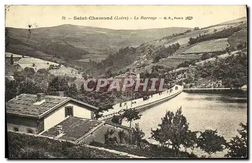 Cartes postales Saint Chamond Loire Le barrage