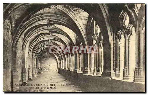 Cartes postales La Chaise Dieu Le Cloitre Abbaye