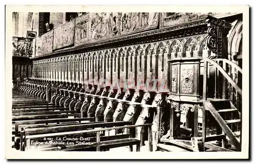 Cartes postales La Chaise Dieu Eglise abbatiale Les stalles