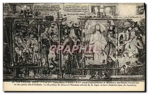 Cartes postales La Chaise Dieu Une des tapisseries d Arras Massacre des Saints Innocents