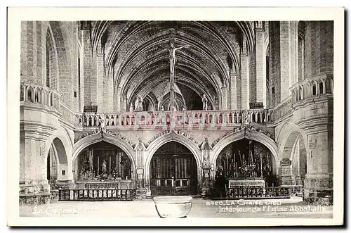 Cartes postales La Chaise Dieu Interieur de l eglise abbatiale