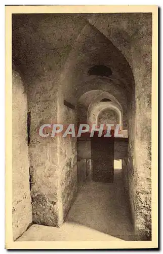 Cartes postales St Philbert de Grand Lieu Eglise abbatiale carolingienne La crypte et le sarcophage