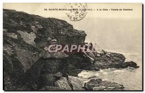 Cartes postales Saint Marie Sur Mer A la cote Pointe de rochers