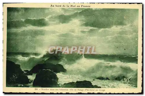 Cartes postales Au Bord de la Mer en France