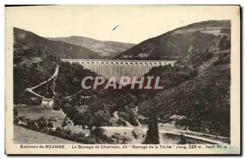 Ansichtskarte AK Environs de Roanne Le Barrage de Chartrain dit Barrage de la Tache