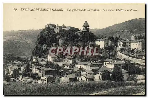 Ansichtskarte AK Environs de Saint Etienne Vue generale de Cornillon