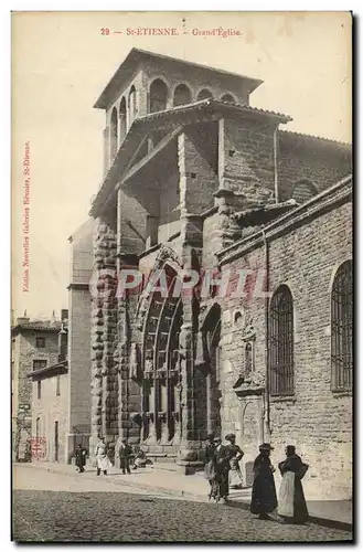 Cartes postales Saint Etienne Grand eglise