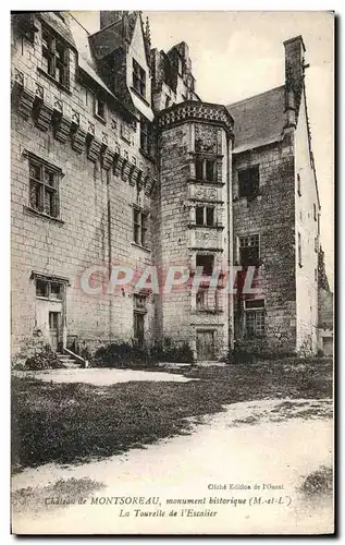 Ansichtskarte AK Chateau de Montsoreau La tourelle de l escalier