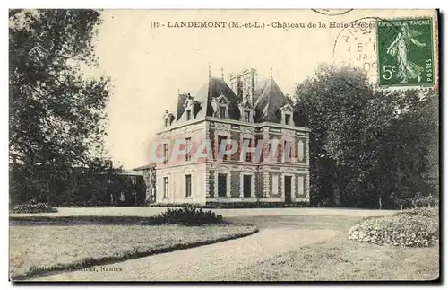 Cartes postales Landemont Chateau de la Haie Prezeau