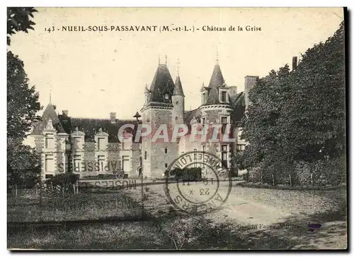 Cartes postales Nueil Sous Passavant Chateau de la GRise