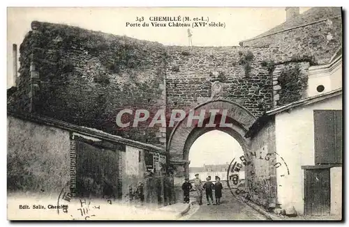 Cartes postales Chemille Porte du Vieux Chateau Enfants