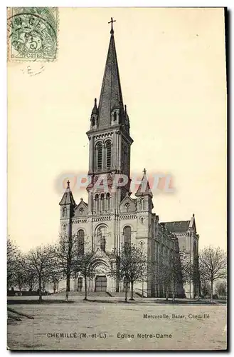 Cartes postales Chemille Eglise Notre Dame