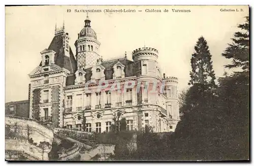 Cartes postales Savennieres Chateau de Varennes