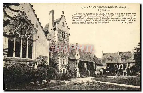 Cartes postales Le Plessis Mace Le chateau