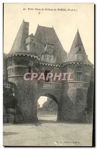 Ansichtskarte AK Porte Veron du Chateau de Durtal