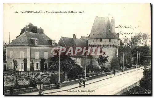 Cartes postales Les Ponts de ce Vue d ensemble du chateau