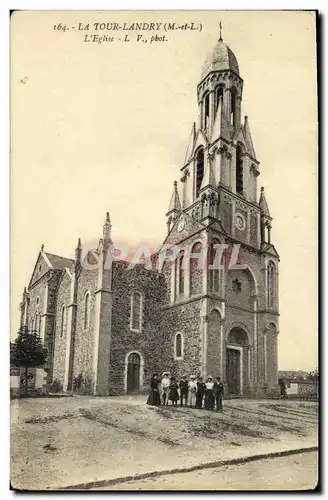 Cartes postales La Tour Landry L Eglise