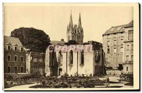 Ansichtskarte AK La Douce France Angers Les Ruines Toussaint Et La Cathedrale St Maurice