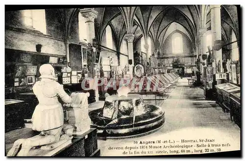 Cartes postales Angers Hopital St Jean Devenu mmusee archelogique