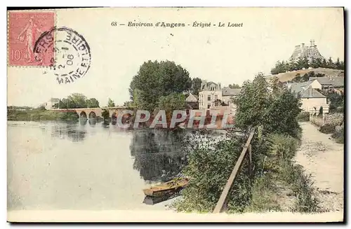 Ansichtskarte AK Environs d Angers Erigne Le Louet