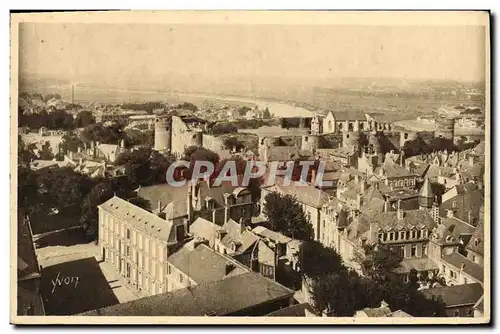 Cartes postales Angers Vue generale vers le Chateau