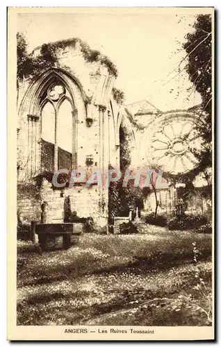 Cartes postales Angers Les Ruines Toussaint