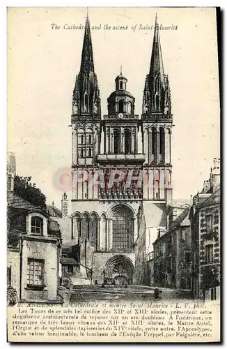 Cartes postales Angers La Cathedrale et montee St Maurice