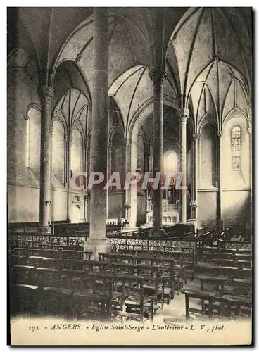 Ansichtskarte AK Angers Eglise Saint Serge L interieur