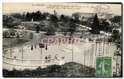 Cartes postales Angers Vue Generale du jardin des plantes