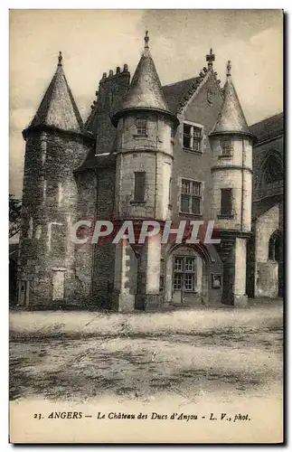 Cartes postales Angers Le Chateau des ducs d Anjou