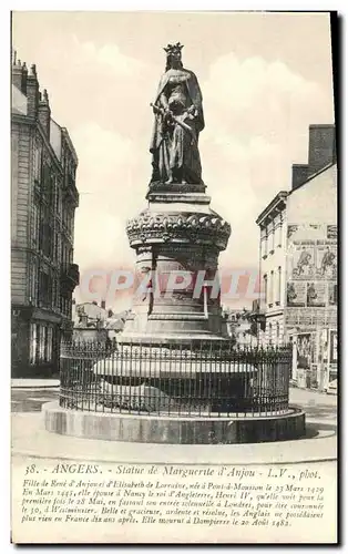 Ansichtskarte AK Angers Statue de Marguerite d Anjou